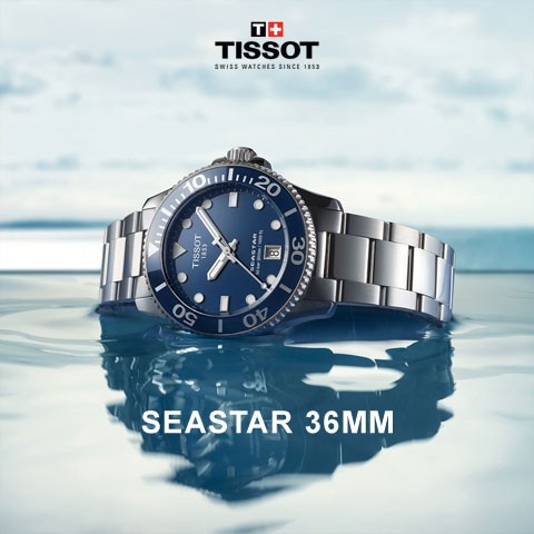Tissot Seastar 36mm neu im Angebot