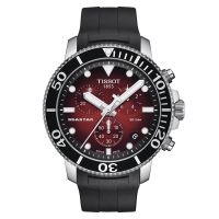 Tissot Seastar 1000 Chronograph Rot Schwarz Kautschuk-Armband Quarz 45mm T120.417.17.421.00 | Uhren-Lounge