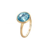 Marco Bicego Jaipur Ring mit blauem Topas Edelstein Gold AB586 TP01