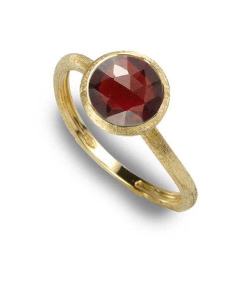 Marco Bicego Ring Gold mit rotem Granat Edelstein Jaipur AB471-RG01