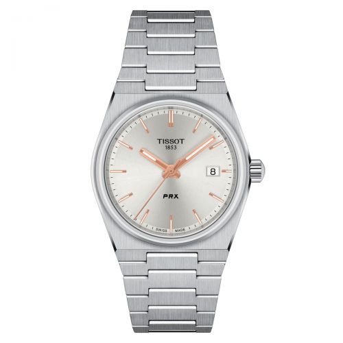 Tissot PRX 35mm Silbern Uhr Damen & Herren Quarz T137.210.11.031.00