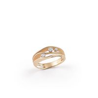 Annamaria Cammilli Ring Dune Orange Apricot Gold mit Diamanten GAN2662J | Uhren-Lounge