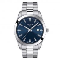 Tissot Gentleman Blau Edelstahl-Armband Quarz Herrenuhr 40mm T127.410.11.041.00 | Uhren-Lounge