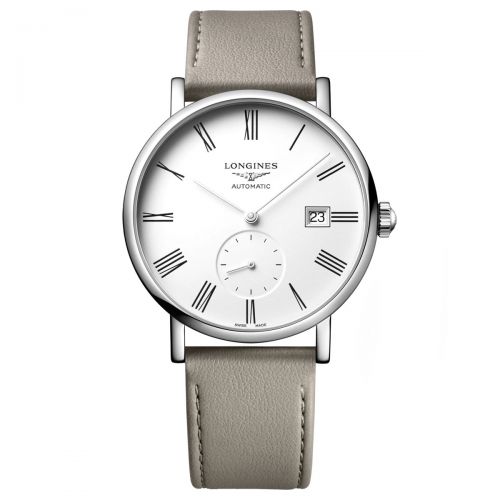 Longines Elegant Collection Uhr Damen & Herren 39mm Automatik mit beigem Armband L4.812.4.11.2