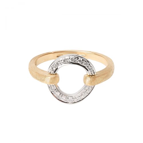 Marco Bicego Jaipur Link Ring Gold mit Diamanten AB636 B1 YW Q6