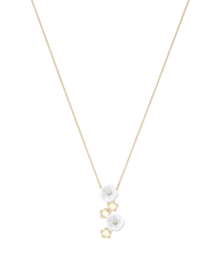 Meissen Collier Halskette 5 Blüten Porzellan Gold Diamanten 1739 Royal Blossom MPJ20BL386C45