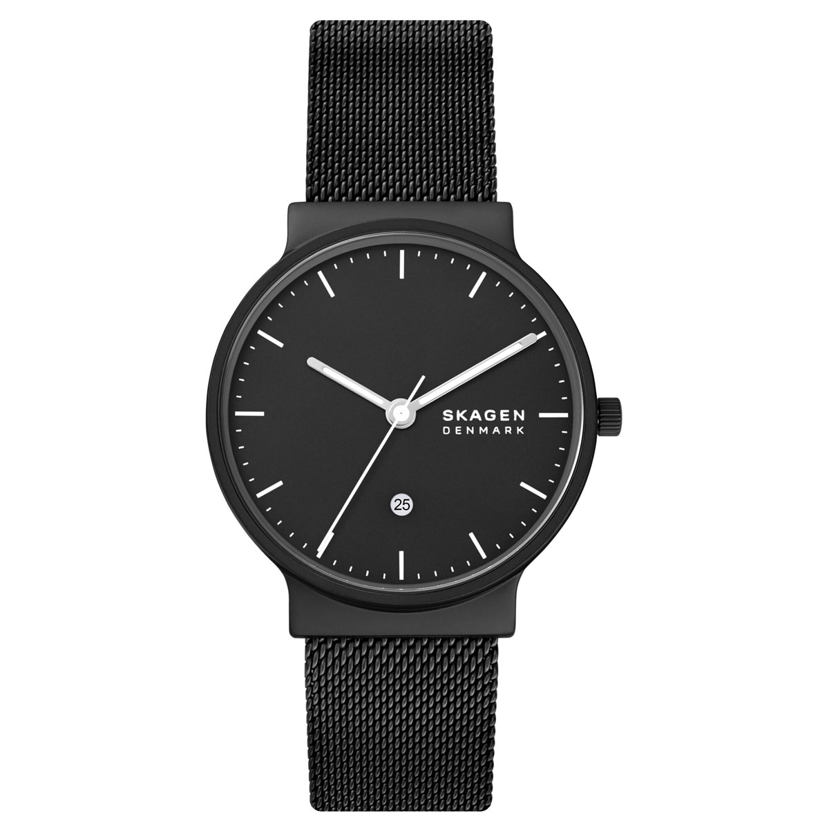 Skagen Uhr Herren Schwarz 40mm Milanaise-Armband Quarz Ancher SKW6778 |  Skagen | Uhrenmarken | UHREN-LOUNGE