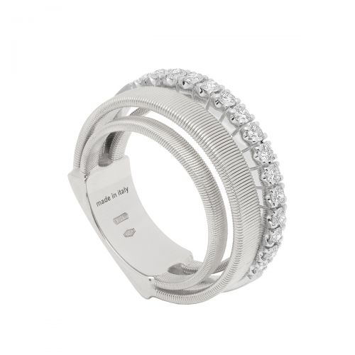 Marco Bicego Ring Weißgold mit Diamanten Masai AG363-B-W-01