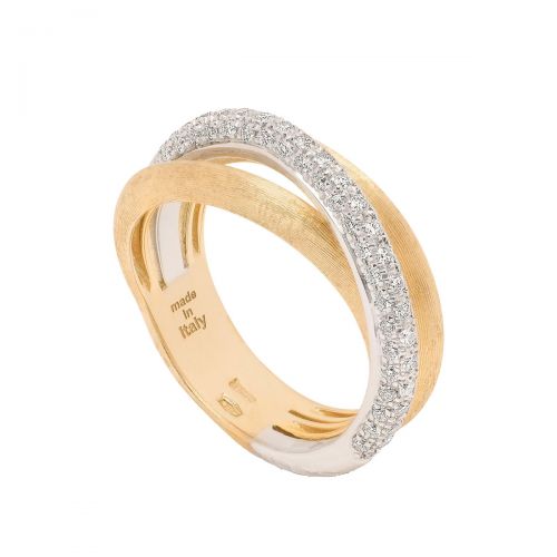Marco Bicego Ring Jaipur Link Gold mit Diamanten AB646-B-YW-Q6