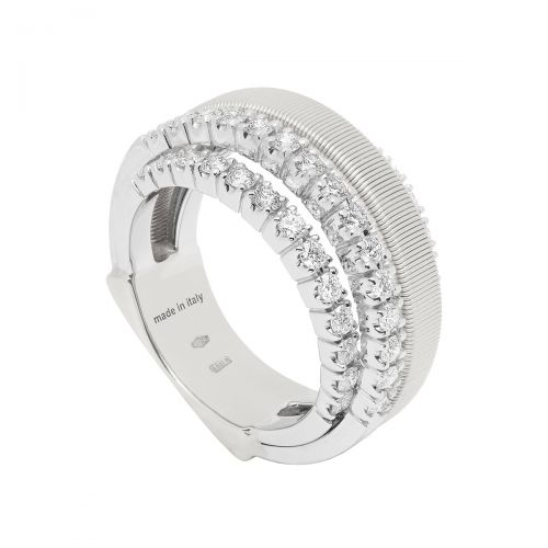 Marco Bicego Masai Ring Weißgold mit Diamanten AG363-B2-W-01