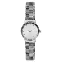 Skagen Uhr Damen Silbern 26mm Milanaise-Armband Quarz Freja Lille SKW2715