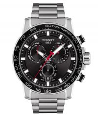 Tissot Supersport Chrono Schwarz Edelstahl-Armband Chronograph 45mm Quarz T125.617.11.051.00