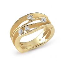 Annamaria Cammilli Ring mit Diamanten Gelbgold Sunrise Dune GAN0778U