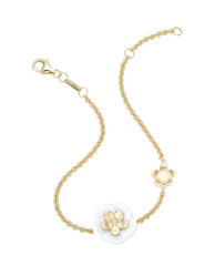 Meissen Armband Gold 2 Porzellan Blüten 1739 Royal Blossom MPJ30BL358C19