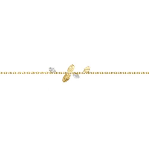 Luisa Rosas BE Armkette mit Diamanten Gold 18 Karat Armband LRBE181