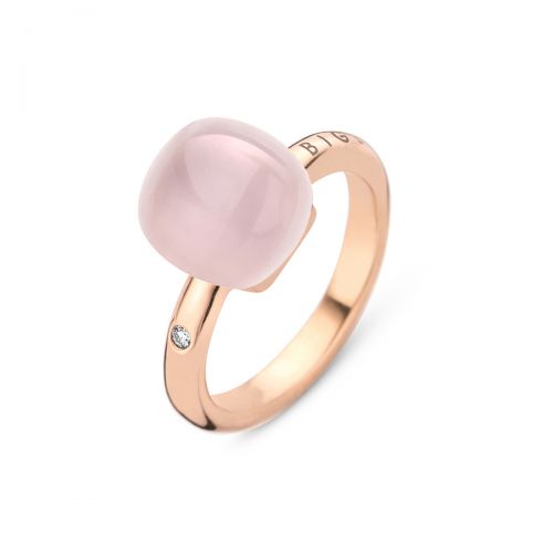Bigli Ring Mini Sweety Pink Quartz So Lovely 20R88Rpqmp