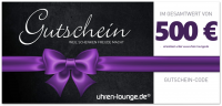 Geschenkgutschein 500 € für Uhren & Schmuck Geschenke | Uhren-Lounge