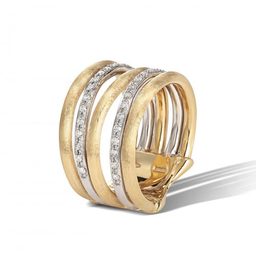 Marco Bicego Ring Gold mit Diamanten Jaipur Link AB479 B YW