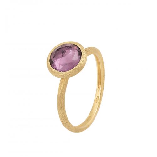 Marco Bicego Ring mit lila Amethyst Edelstein Gold 18 Karat Jaipur Color AB632 AT01