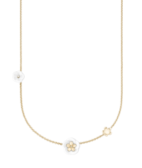 Meissen Collier Halskette Gold 3 Blüten Diamanten 1739 Royal Blossom MPJ20BL359C45