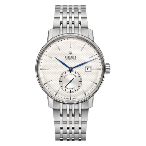 Rado Coupole Classic Chronometer COSC Petite Seconde Silber Weiß Edelstahl-Armband R22880013